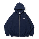 蝴蝶徽標拉鍊連帽衫