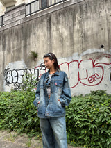 King Logo Vintage Denim Jacket