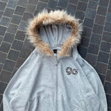 90 Logo Far Zip Hoodie【9090girl】