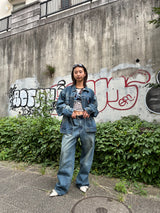 King Logo Vintage Denim Jacket