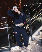 【9090girl×Juicy Couture】90 Logo Zip Hoodie