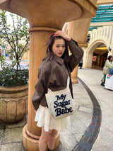 Knit shoulder 2way back