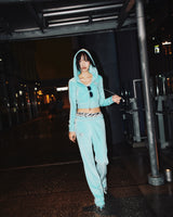 【9090girl×Juicy Couture】Velour Zip Hoodie