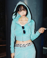 【9090girl×Juicy Couture】Velour Zip Hoodie