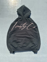 불릿 로고 후드티