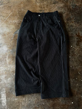 웨스턴 배기 스트라이프 슬랙스