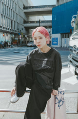 Pigment College Logo LS TEE