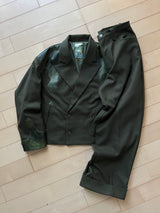 Western double tailored jacket setup