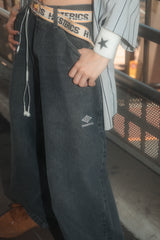 umbro × younger song straight denim