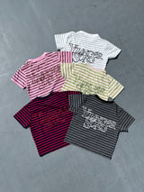 universal logo border ss tee