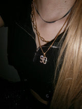90 Logo Layered Necklace