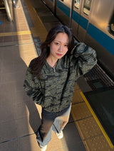 real tree short blouson