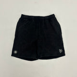 Edge embroidery pigment half pants