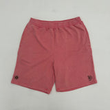 Edge embroidery pigment half pants