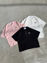 relaxy logo henry neck ss tee