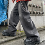 Genzai鏈寬鬆牛仔褲