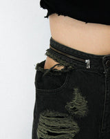 Boro Cut-Out Buggy Denim