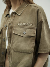 CMT統治者工作襯衫