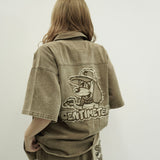 CMT統治者工作襯衫