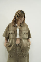 CMT統治者工作襯衫