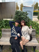 Universal lame jacquard knit