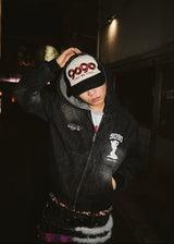 Sexy Logo Denim Zip Hoodie