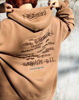 Genzai Vanish徽標拉鍊連帽衫