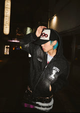 Sexy Logo Denim Zip Hoodie