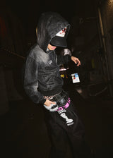 Sexy Logo Denim Zip Hoodie