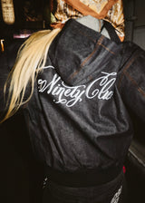 Sexy Logo Denim Zip Hoodie