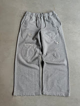 Boxing pocket sweat baggy pants