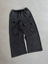 Boxing pocket sweat baggy pants