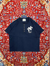 Double cross logo waffle henry S/S tee