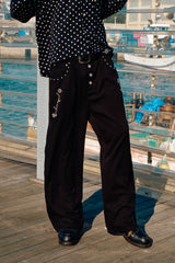 Five pocket studs slacks