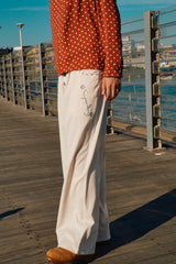 Five pocket studs slacks