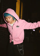 King Logo Zip Hoodie