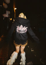 King Logo Zip Hoodie