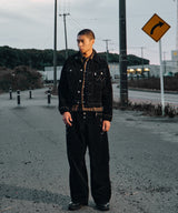 Classic studs suede jacket