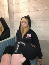 【9090girl×Juicy Couture】90 Logo Zip Hoodie