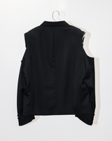 CUT SHOULDER BOXY JACKET