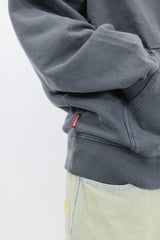 官方徽標補丁顏料連帽衫