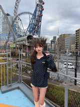 yung logo assortment nylon blouson