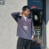 9090 × UMBRO STRIPE L/S Game Shirt