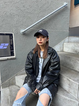 에코 가죽 자켓