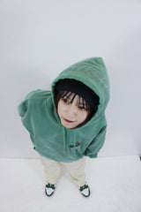 官方徽標補丁顏料連帽衫