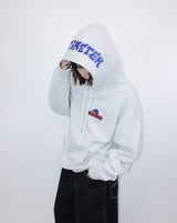 官方徽標補丁顏料連帽衫