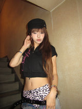 Ninety Girl Short Sleeve Zip Hoodie