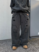 Boxing pocket sweat baggy pants