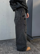 Boxing pocket sweat baggy pants