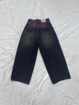 Ninety Girl Logo Buggy 牛仔裤